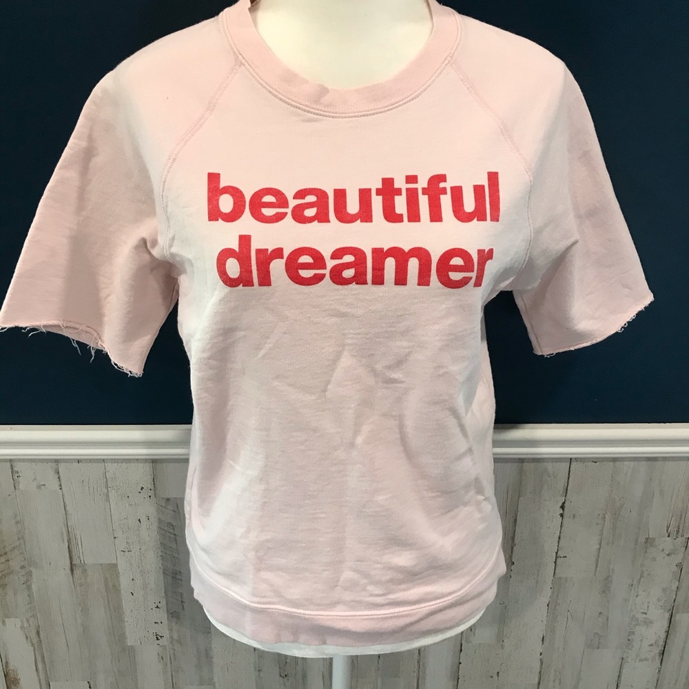 J Crew X Prinkshop Pink Upcycled Sweatshirt